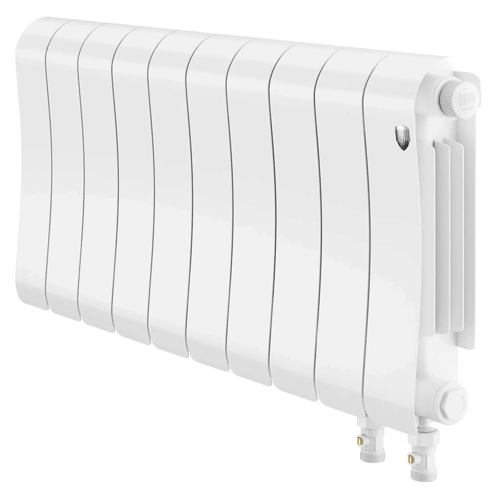 Радиатор биметаллический Royal Thermo Infinity 300 Bianco Traffico VR80 - 10 секц.