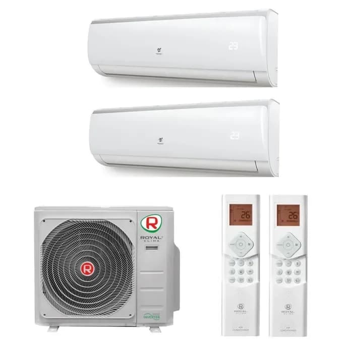 Мульти сплит система на 2 комнаты Royal Clima 2RMN-14HN / OUT / RCI-TMN07HN - 2 шт.