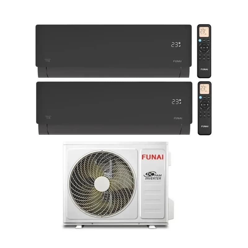 Мульти сплит система на 2 комнаты Funai RAM-I-2SKG40HP.02/U / RAM-I-SNN30HP.W02/S - 2 шт.