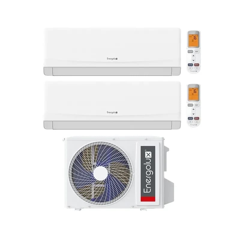 Мульти сплит система на 2 комнаты Energolux ESAM18M2_AR2_DC2 / ESAS09M6_WF_AR2_DC - 2 шт