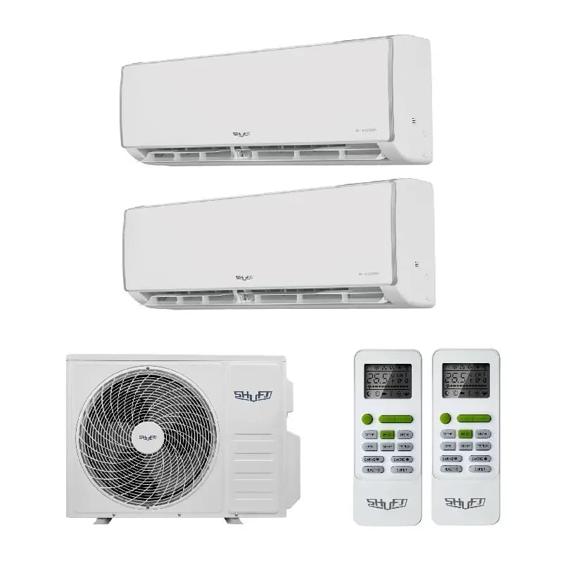 Мульти сплит система на 2 комнаты Shuft SFMO/I-14 FMI-2/N8/Out / SFMS/I-07 HB FMI/N8/In/white - 2 шт.