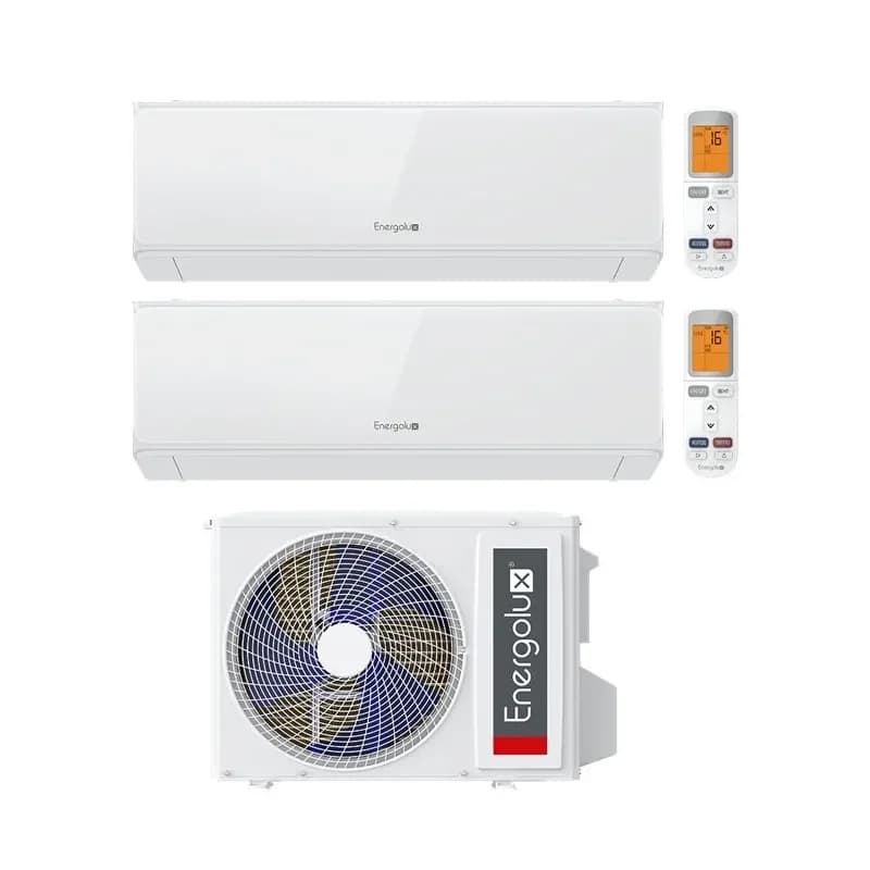 Мульти сплит система на 2 комнаты Energolux ESAM14M2_AR2_DC2 / ESAS07M3_WF_AR2_DC - 2 шт