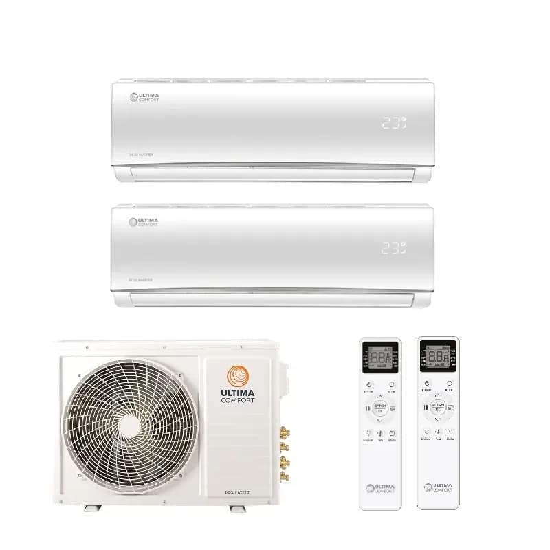 Мульти сплит система на 2 комнаты Ultima Comfort UC-2FMA18-OUT / UC-EMM09PN - 2 шт.
