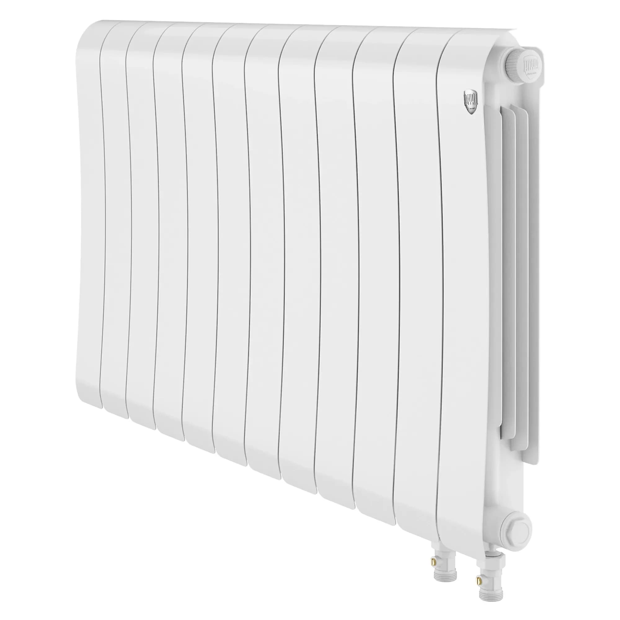 Радиатор биметаллический Royal Thermo Infinity 500 Bianco Traffico VR80 - 12 секц.