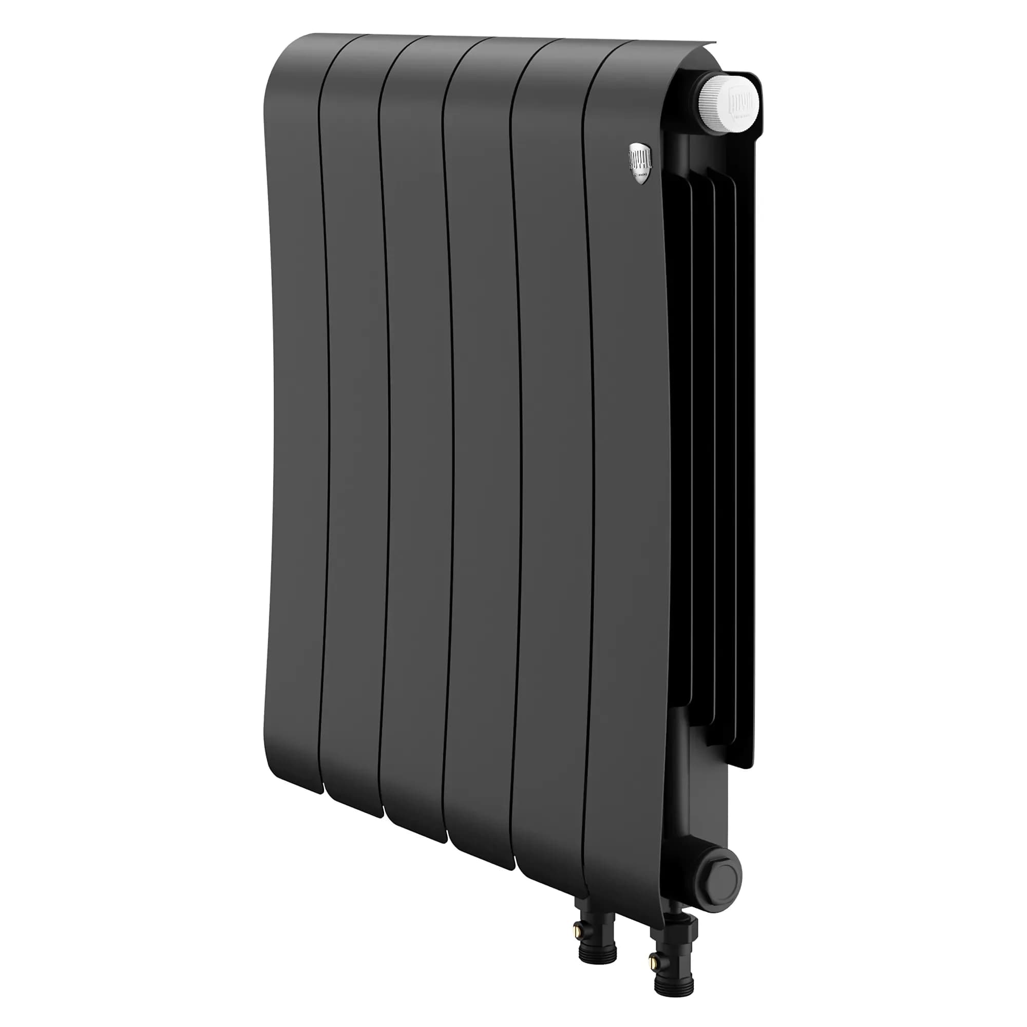 Радиатор биметаллический Royal Thermo Infinity 500 Noir Sable VR80 - 6 секц.