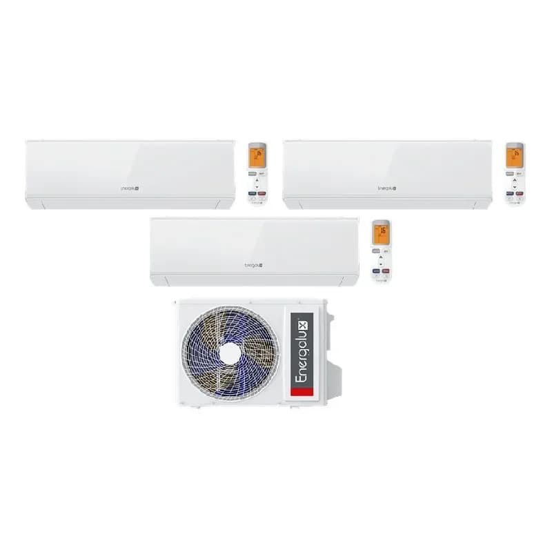 Мульти сплит система на 3 комнаты Energolux ESAM21M2_AR2_DC3 / ESAS07M3_WF_AR2_DC - 3 шт