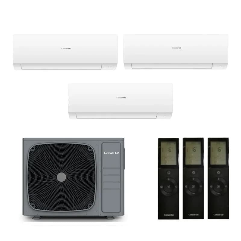Мульти сплит система на 3 комнаты Casarte 3U55CM1/R3 / CAS25CX1/R3-W - 3 шт.