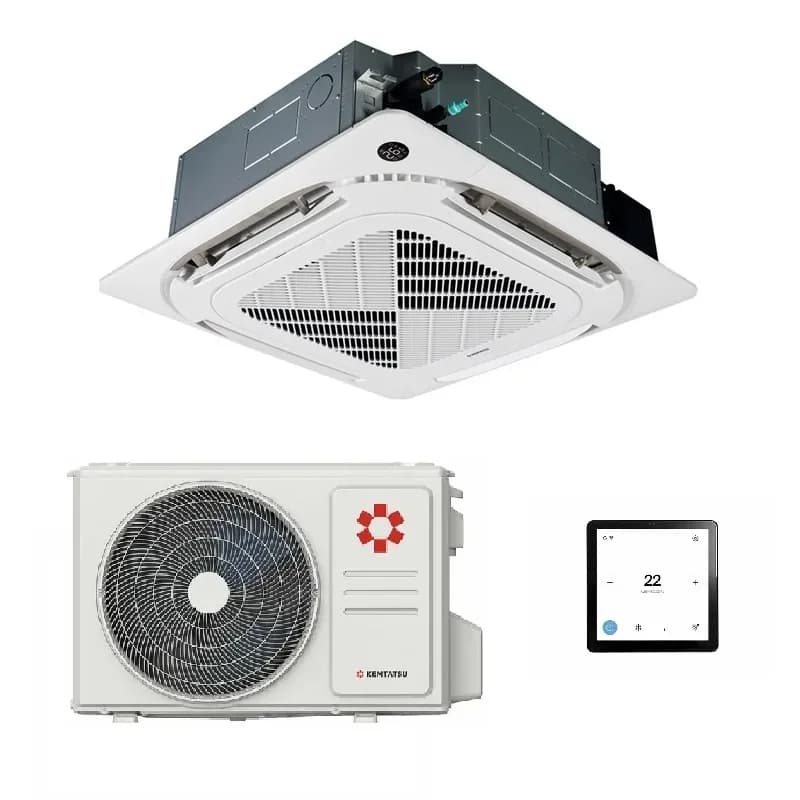 Кассетный кондиционер Kentatsu KSVB105HZRN1W / KSUNB105HZRN1 / KPU95-DR