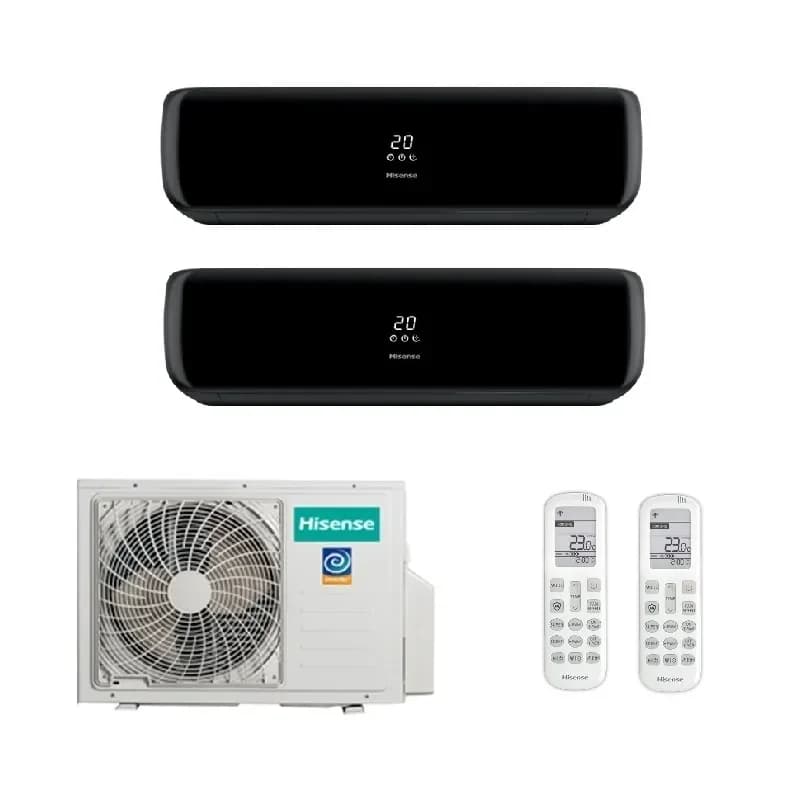 Мульти сплит система на 2 комнаты Hisense AMW2-18U4RXC / AMS-09UW4RVETG00(B) - 2шт.