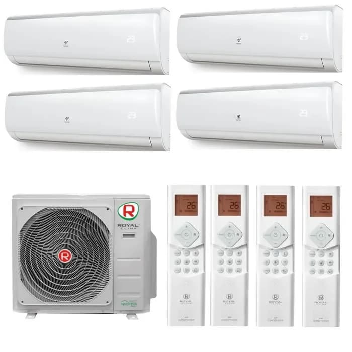 Мульти сплит система на 4 комнаты Royal Clima 4RMX-36HN / OUT / RCI-TMN09HN - 4 шт.