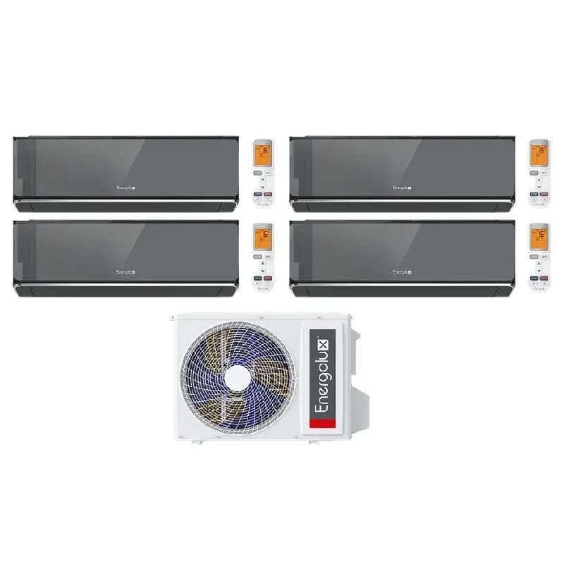 Мульти сплит система на 4 комнаты Energolux ESAM28M2_AR2_DC4 / ESAS07M3_WFB_AR2_DC - 4 шт