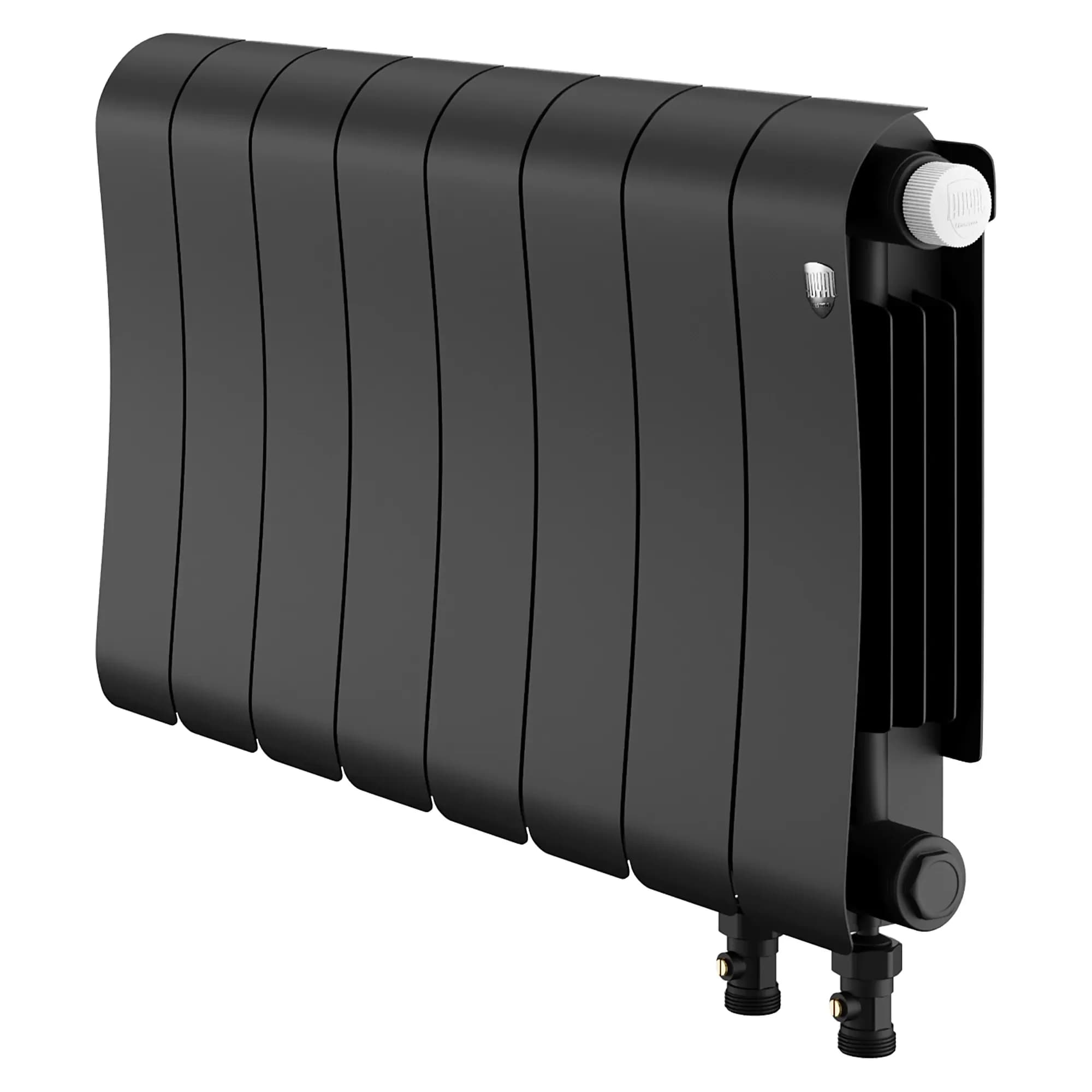 Радиатор биметаллический Royal Thermo Infinity 300 Noir Sable VR80 - 8 секц.