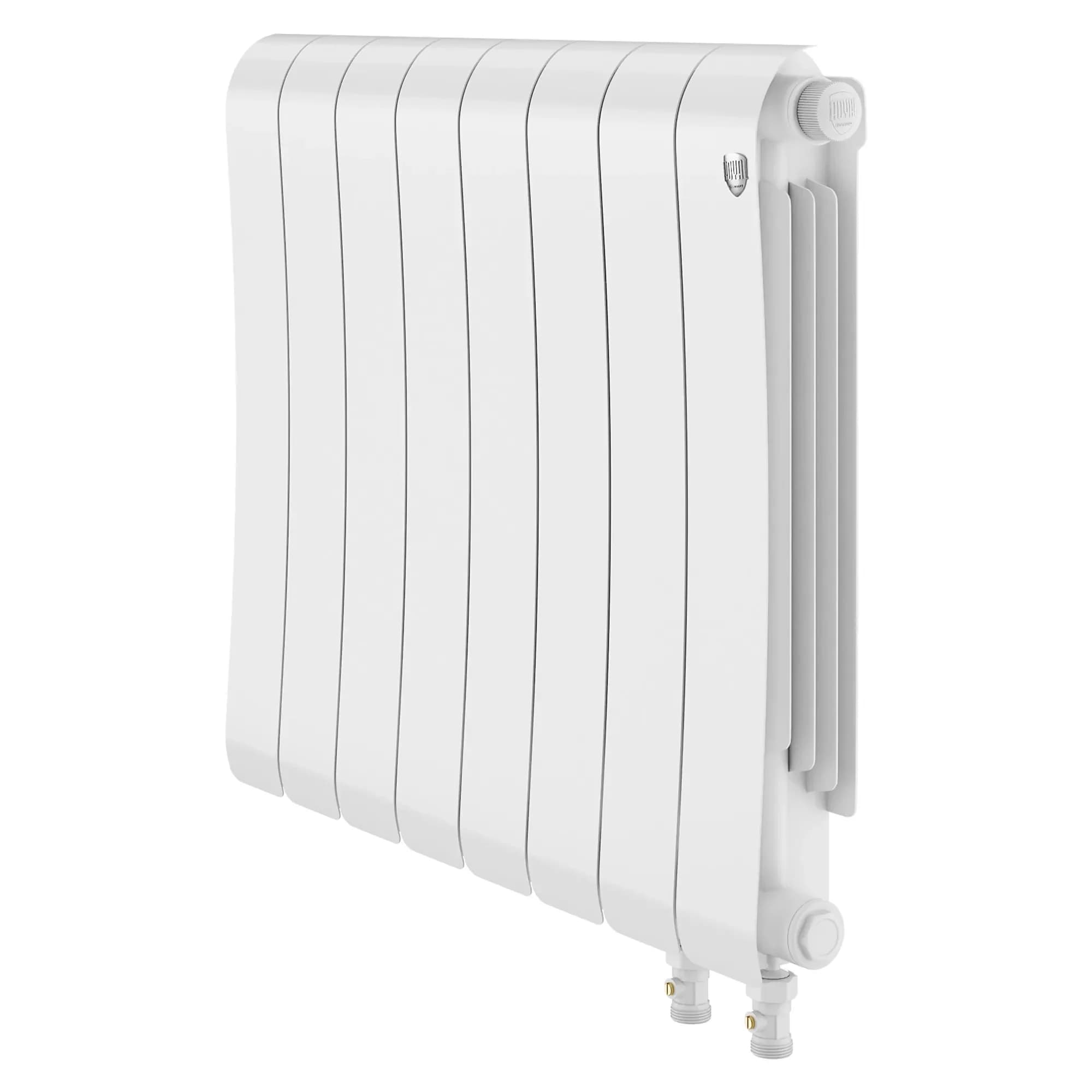 Радиатор биметаллический Royal Thermo Infinity 500 Bianco Traffico VR80 - 8 секц.