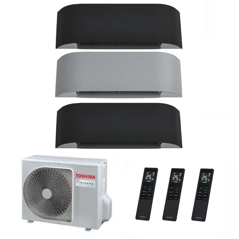 Мульти сплит система на 3 комнаты Toshiba RAS-3M18U2AVG-E / RAS-B10N4KVRG-E - 3 шт.