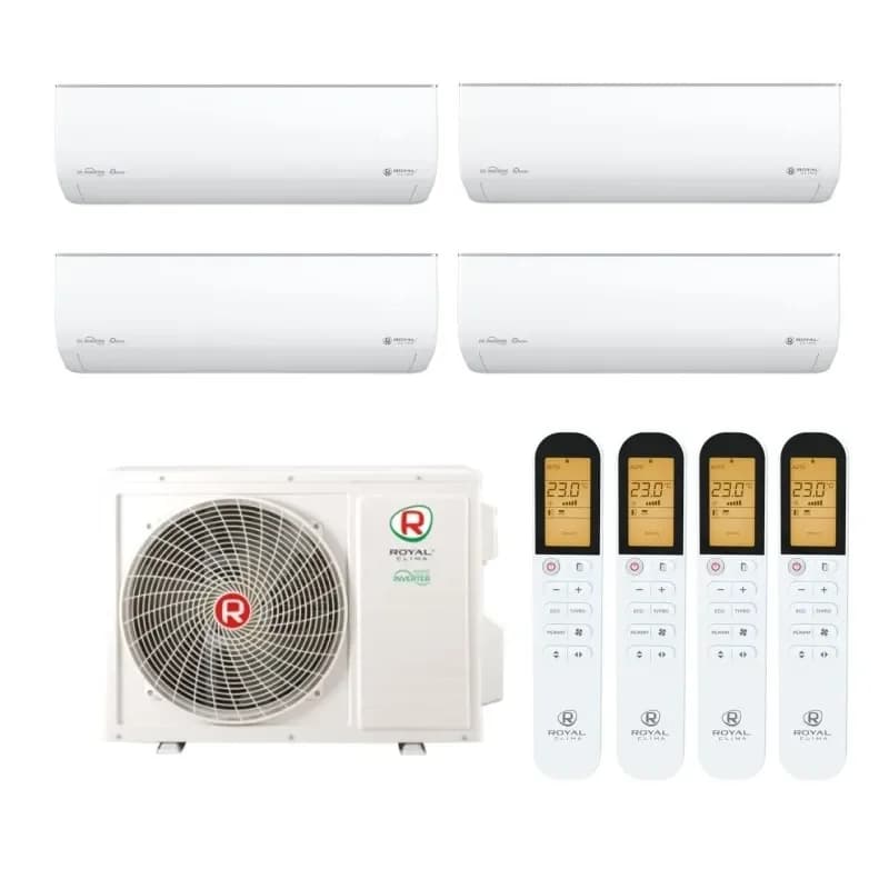 Мульти сплит система на 4 комнаты Royal Clima 4TFM-32HN/OUT / RCI-GLD09HN - 4 шт.