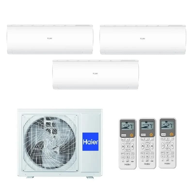 Мульти сплит система на 3 комнаты Haier 3U70S2SR5FA / AS25PS1HRA-M - 3шт.