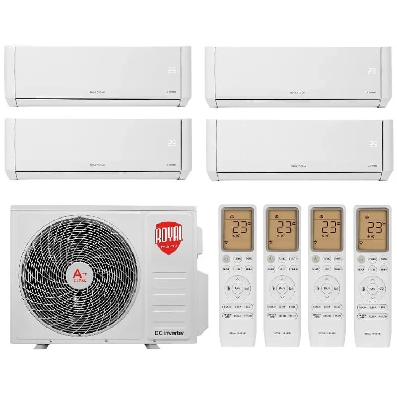 Мульти сплит система на 4 комнаты Royal Thermo RTFMO/out-32HN8 / RTFMI/in-09HN8/white - 4 шт.