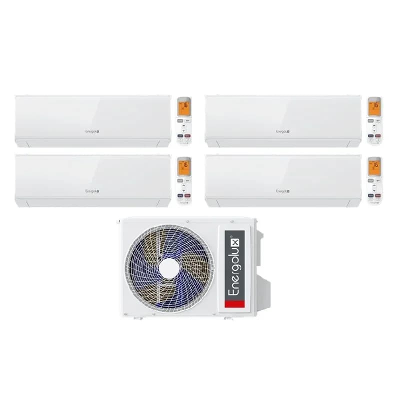Мульти сплит система на 4 комнаты Energolux ESAM28M2_AR2_DC4 / ESAS07M3_WF_AR2_DC - 4 шт