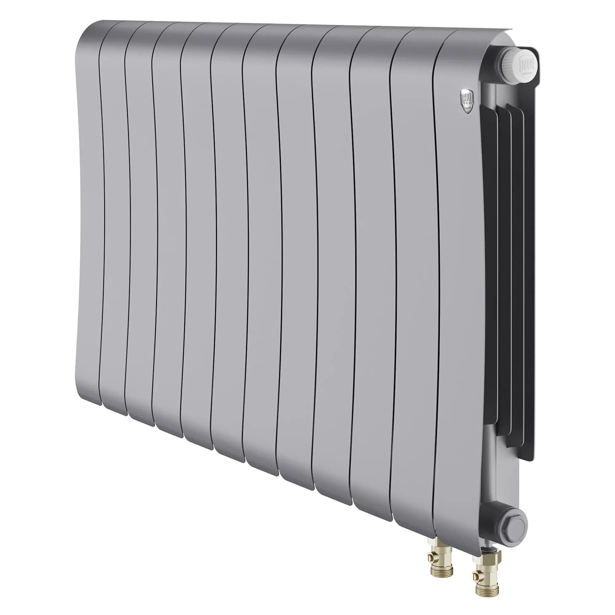 Радиатор биметаллический Royal Thermo Infinity 500 Silver Satin VR80 - 12 секц.