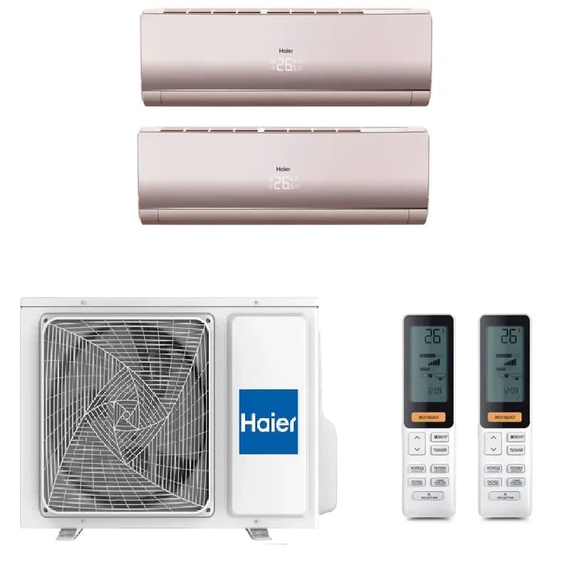 Мульти сплит-системы на 2 комнаты Haier 2U40S2SM2FA / AS25S2SF4FA-G - 2шт.