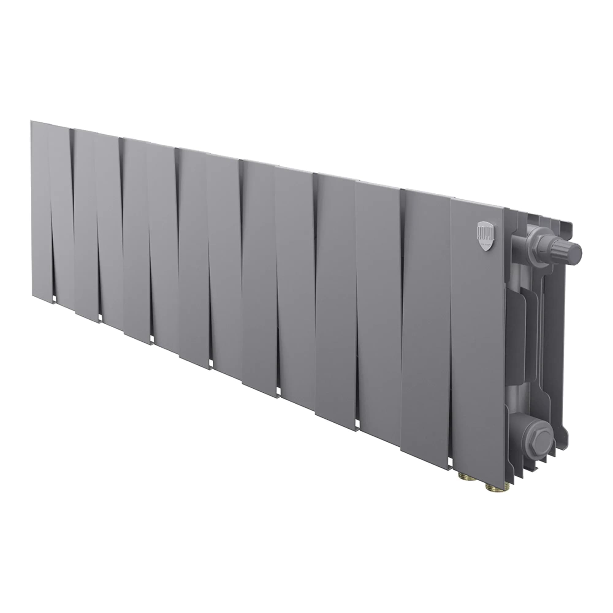 Радиатор биметаллический Royal Thermo PianoForte 200 Silver Satin VDR80 - 14 секц.