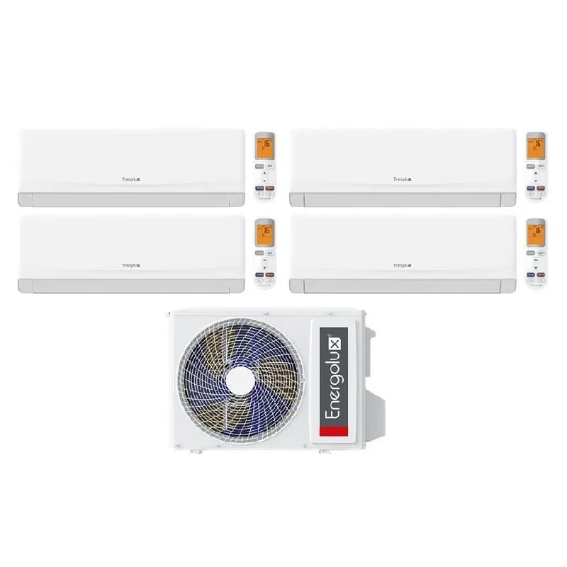 Мульти сплит система на 4 комнаты Energolux ESAM28M2_AR2_DC4 / ESAS07M6_WF_AR2_DC - 4 шт