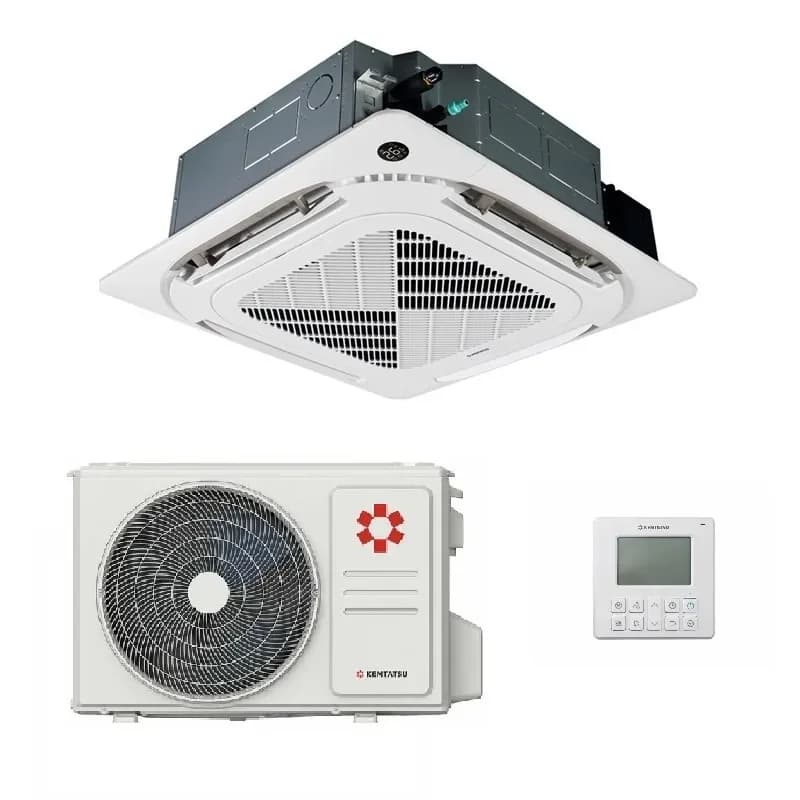 Кассетный кондиционер Kentatsu KSVT105HFAN3R / KSUR105HFAN3L / KPU95-DR