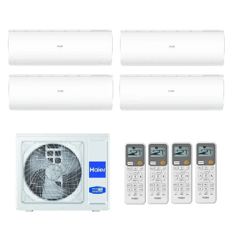 Мульти сплит система на 4 комнаты Haier 4U75S2SR5FA / AS20PS1HRA-M - 4шт.