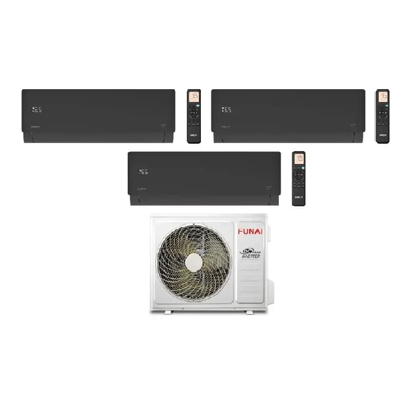 Мульти сплит система на 3 комнаты Funai RAM-I-3SKG80HP.02/U / RAM-I-SNN30HP.W02/S - 3 шт.