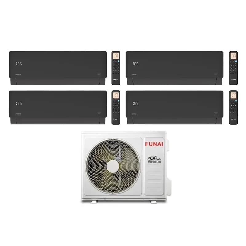 Мульти сплит система на 4 комнаты Funai RAM-I-4SKG105HP.02/U / RAM-I-SNN30HP.W02/S - 4 шт.