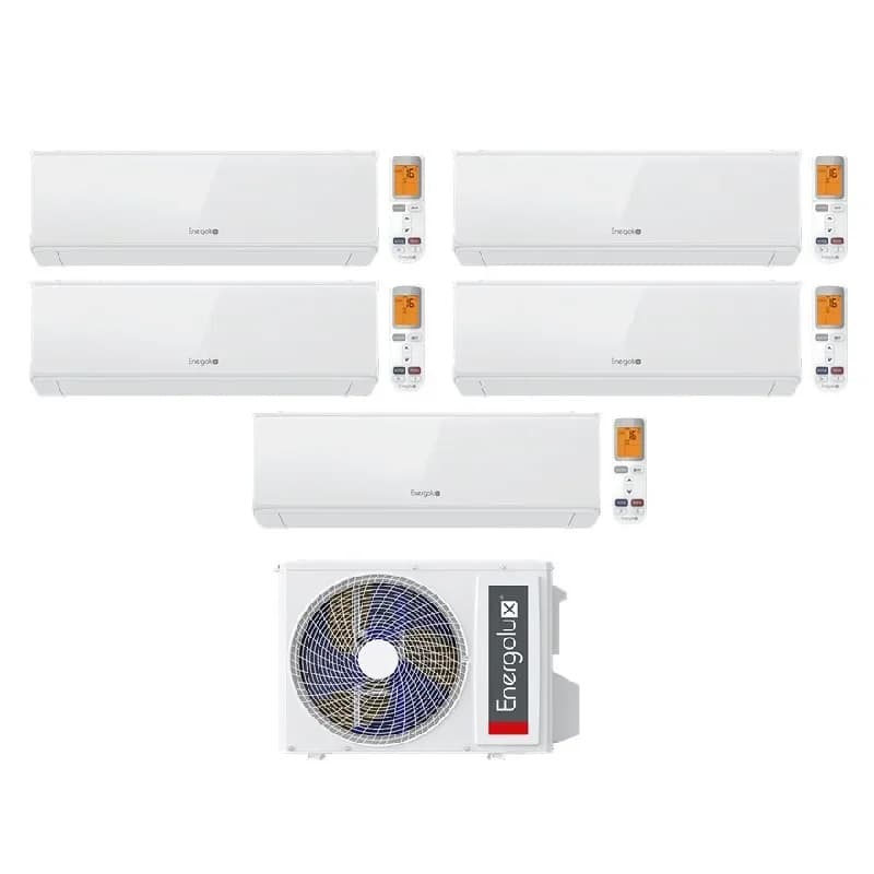 Мульти сплит система на 5 комнат Energolux ESAM42M2_AR2_DC5 / ESAS09M3_WF_AR2_DC - 5 шт