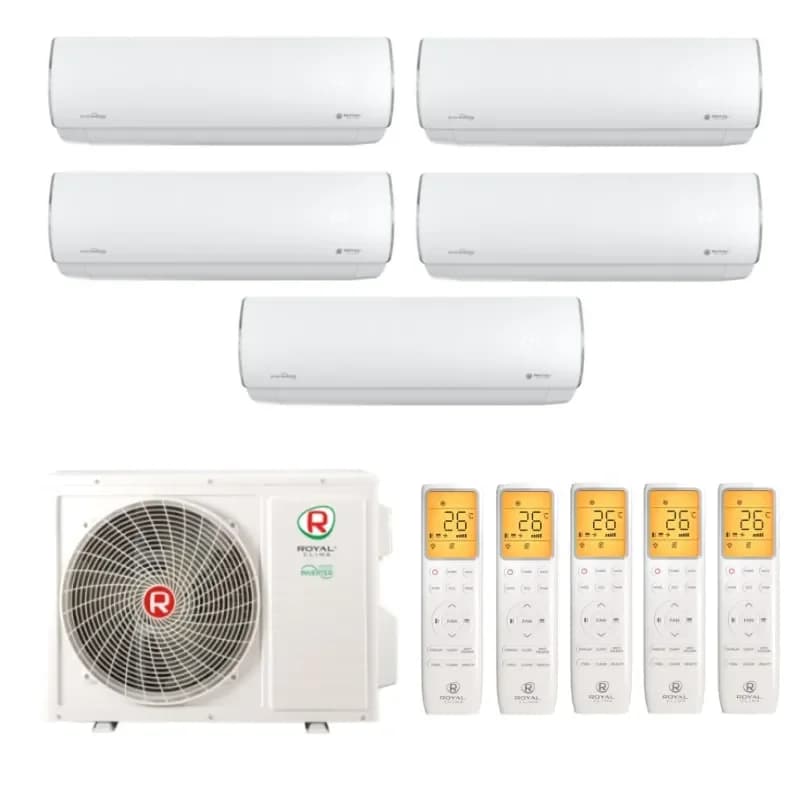 Мульти сплит система на 5 комнат Royal Clima 5TFM-42HN/OUT / RCI-PFF09HN - 5 шт.