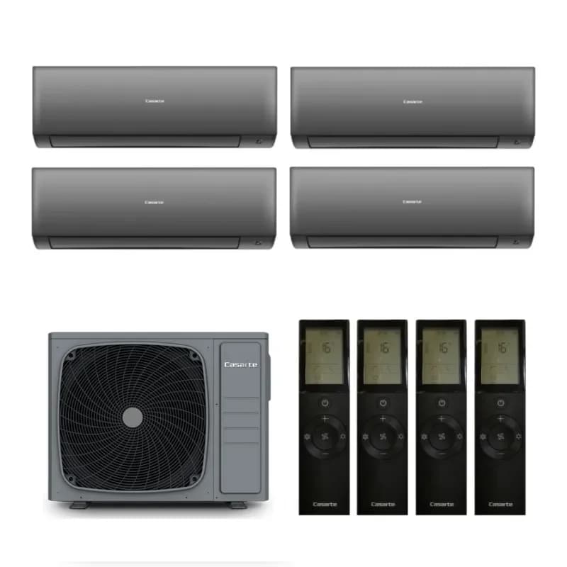 Мульти сплит система на 4 комнаты Casarte 4U75CM1/R3 / CAS25CX1/R3-B - 4 шт.