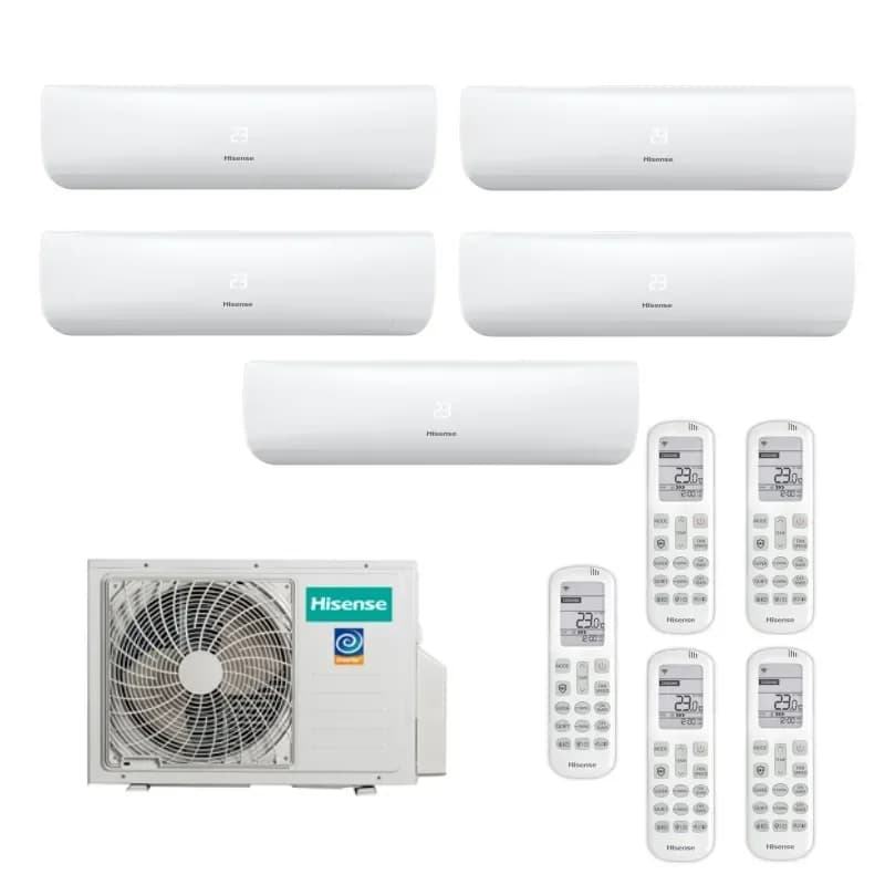 Мульти сплит система на 5 комнат Hisense AMW5-42U4RTA / AMS-09UW4RMRKB00 - 5шт.