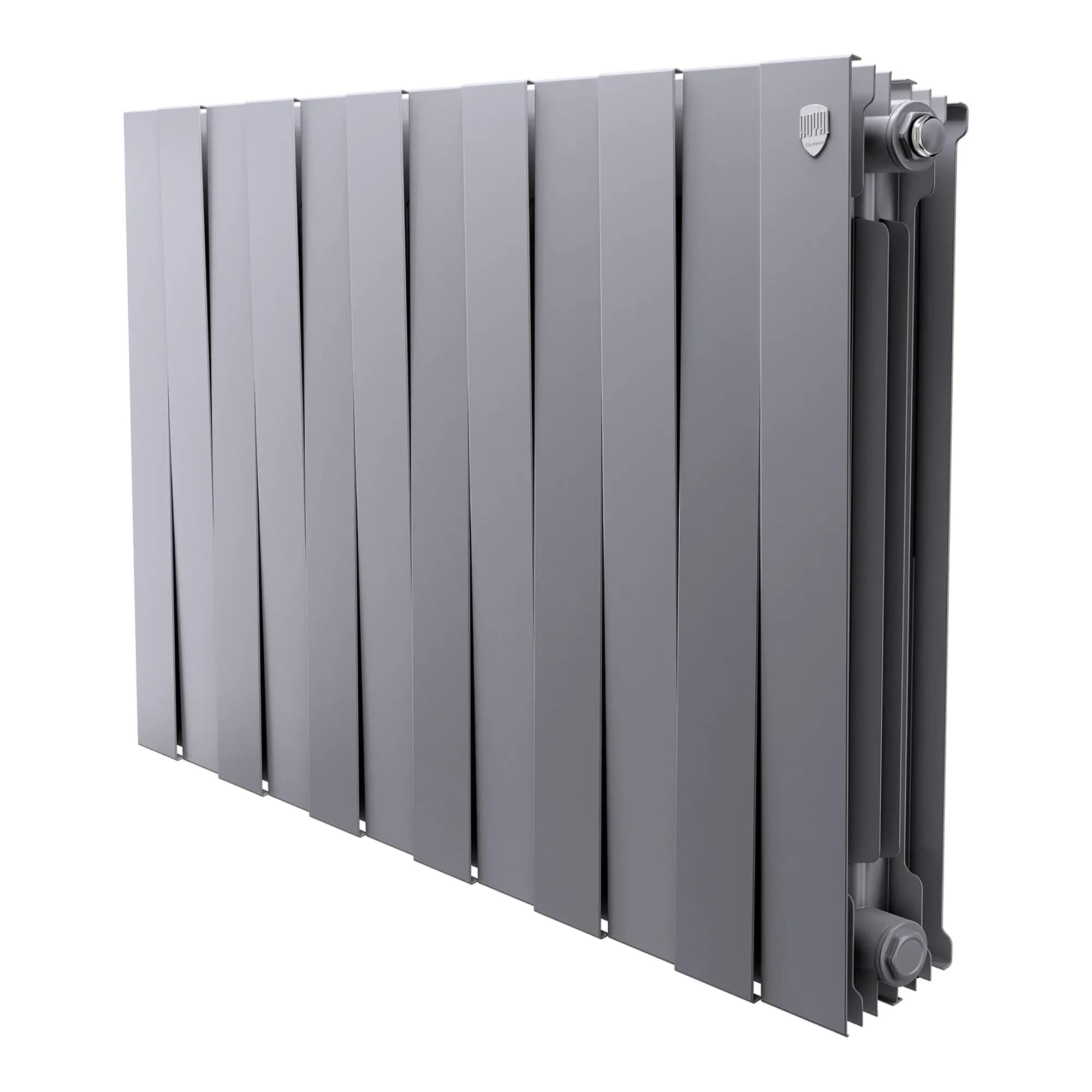 Радиатор биметаллический Royal Thermo PianoForte 500 Серебристый - 12 секц.