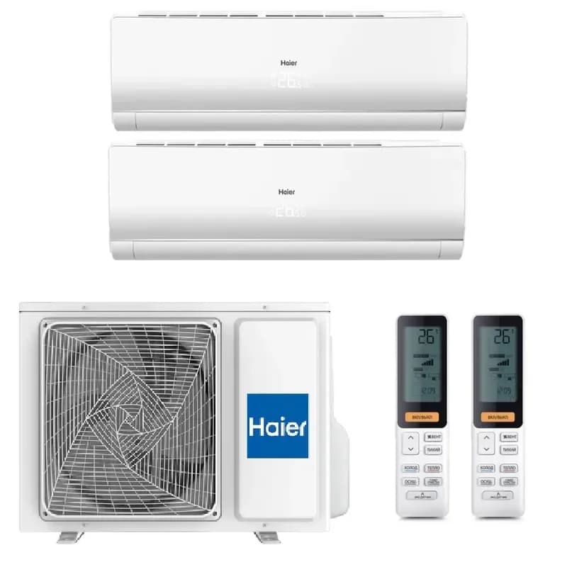 Мульти сплит-системы на 2 комнаты Haier 2U50S2SM2FA / AS25S2SF3FA-W - 2шт.