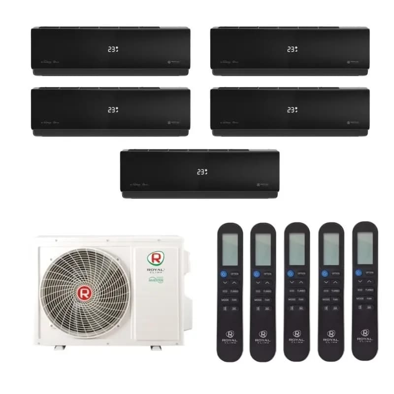 Мульти сплит система на 5 комнат Royal Clima 5TFM-42HN/OUT / RCI-AND09HN - 5 шт.