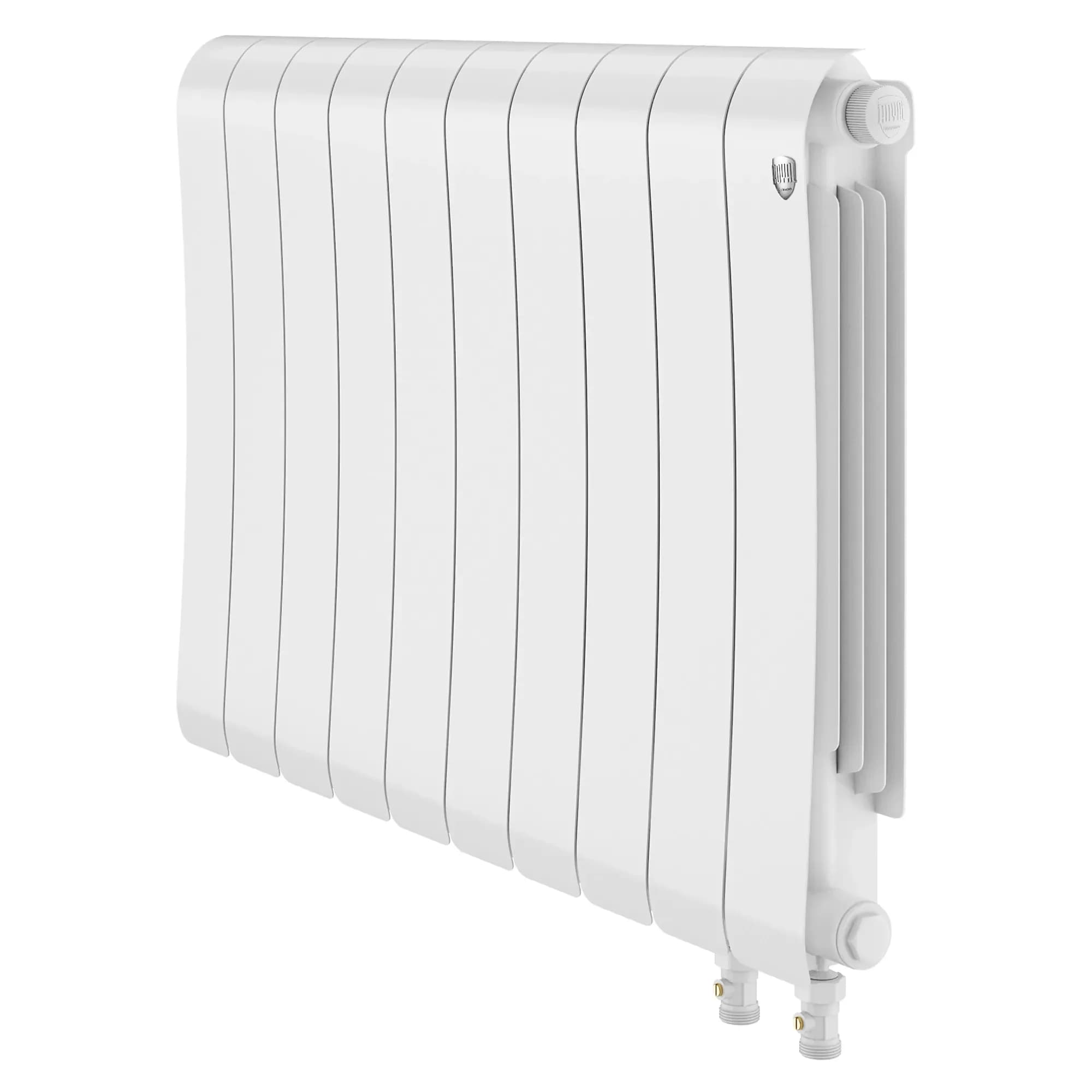 Радиатор биметаллический Royal Thermo Infinity 500 Bianco Traffico VR80 - 10 секц.
