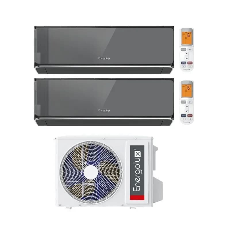 Мульти сплит система на 2 комнаты Energolux ESAM14M2_AR2_DC2 / ESAS07M3_WFB_AR2_DC - 2 шт