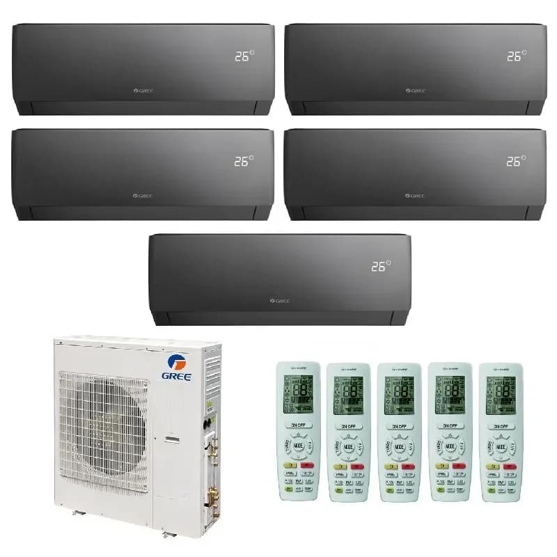 Мульти сплит система на 5 комнат Gree GWHD(42)NK6LO(LC)(LH) / GWH09AGCXB-K6DNA4F/ - 5шт.