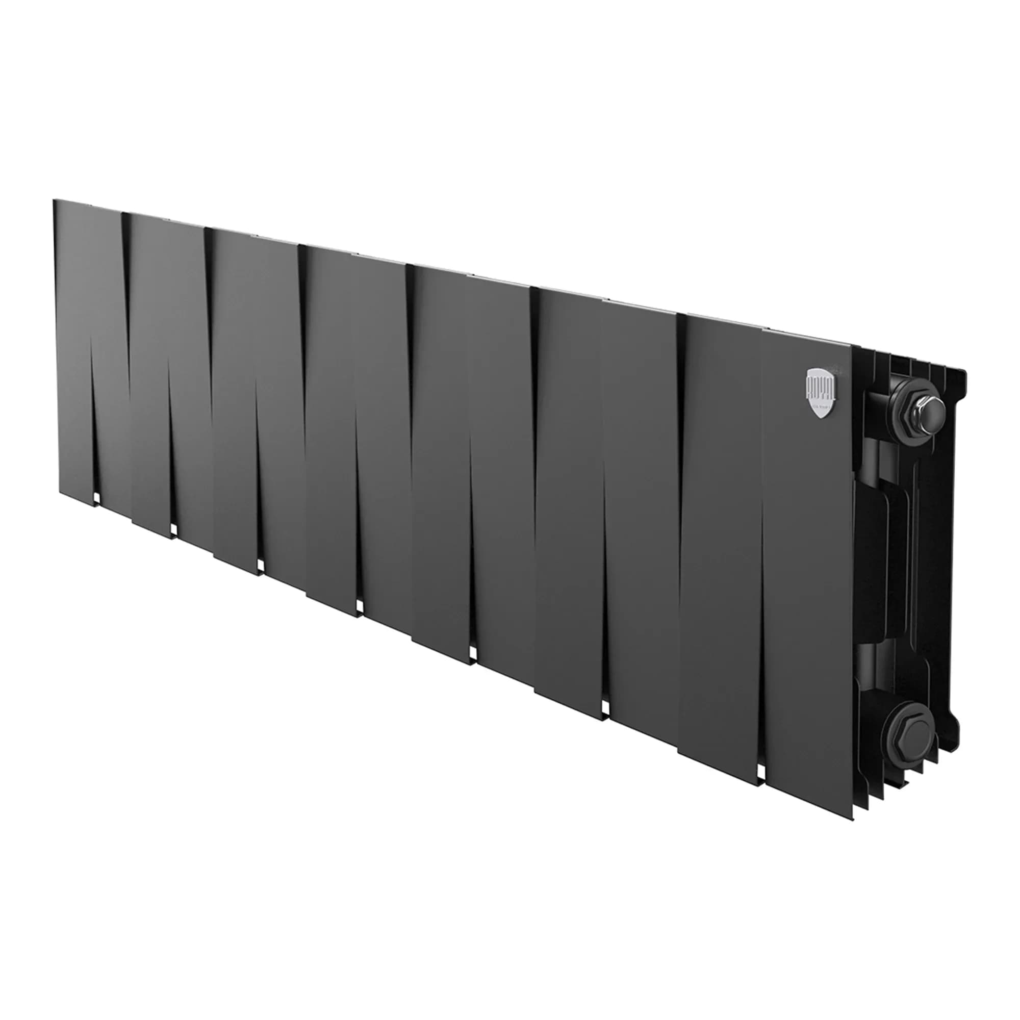 Радиатор биметаллический Royal Thermo PianoForte 200 Чёрный - 14 секц.