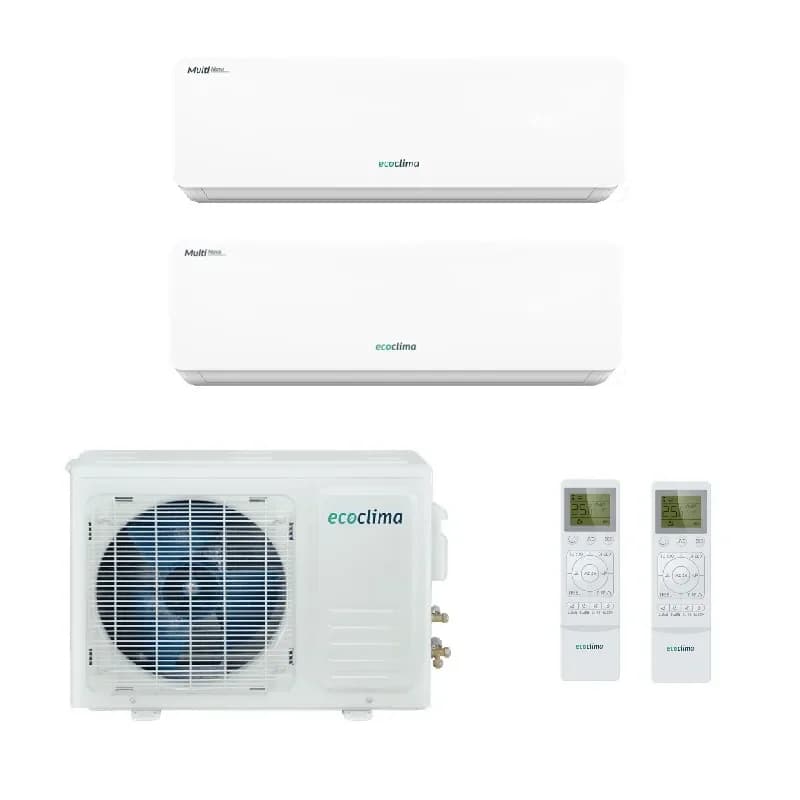 Мульти сплит система на 2 комнаты Ecoclima CM2-CH18/4R2 / CMWM-CH09/AA-4R2 - 2шт.
