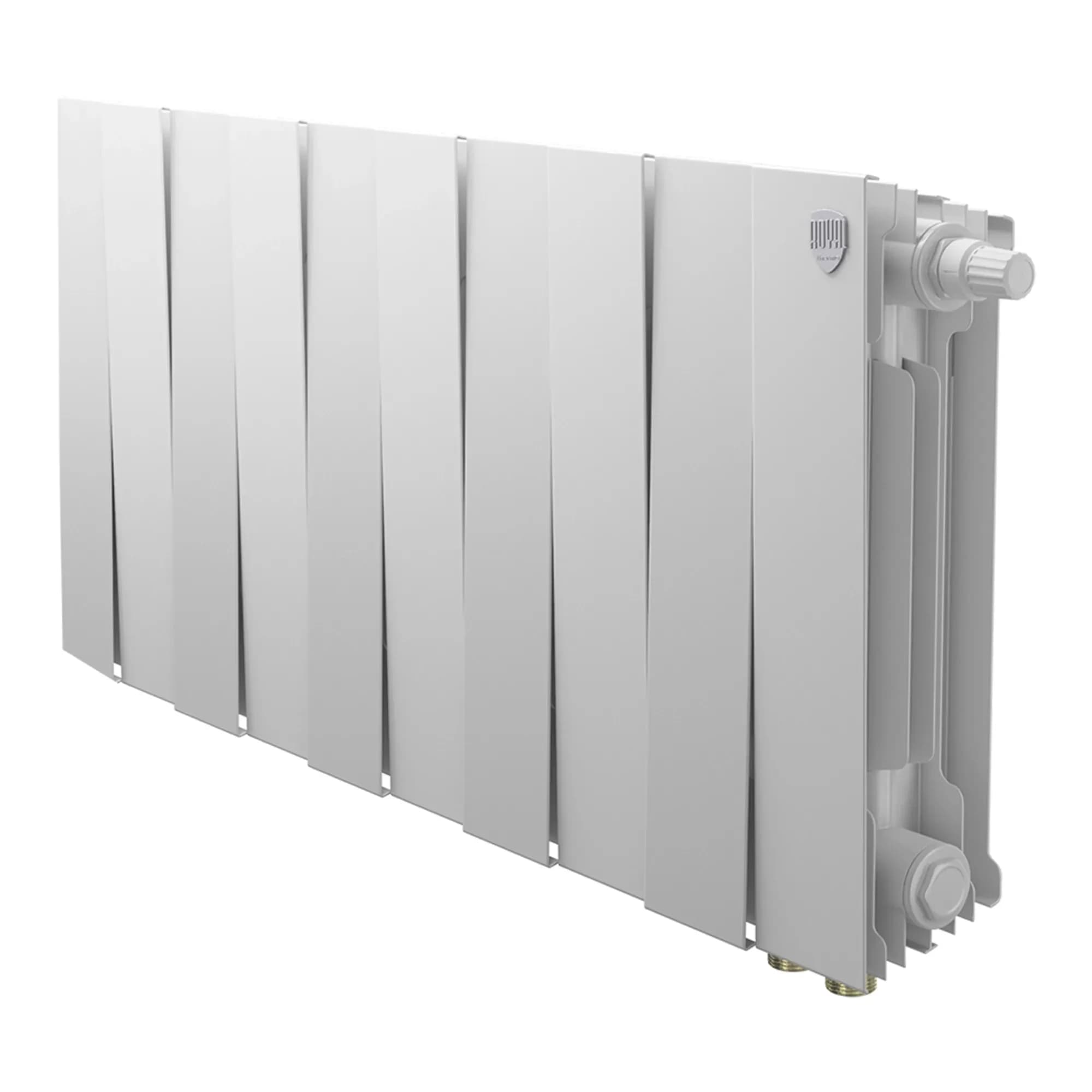Радиатор биметаллический Royal Thermo PianoForte 300 Bianco Traffico VDR80 - 10 секц.