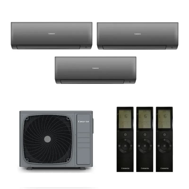 Мульти сплит система на 3 комнаты Casarte 3U55CM1/R3 / CAS25CX1/R3-B - 3 шт.