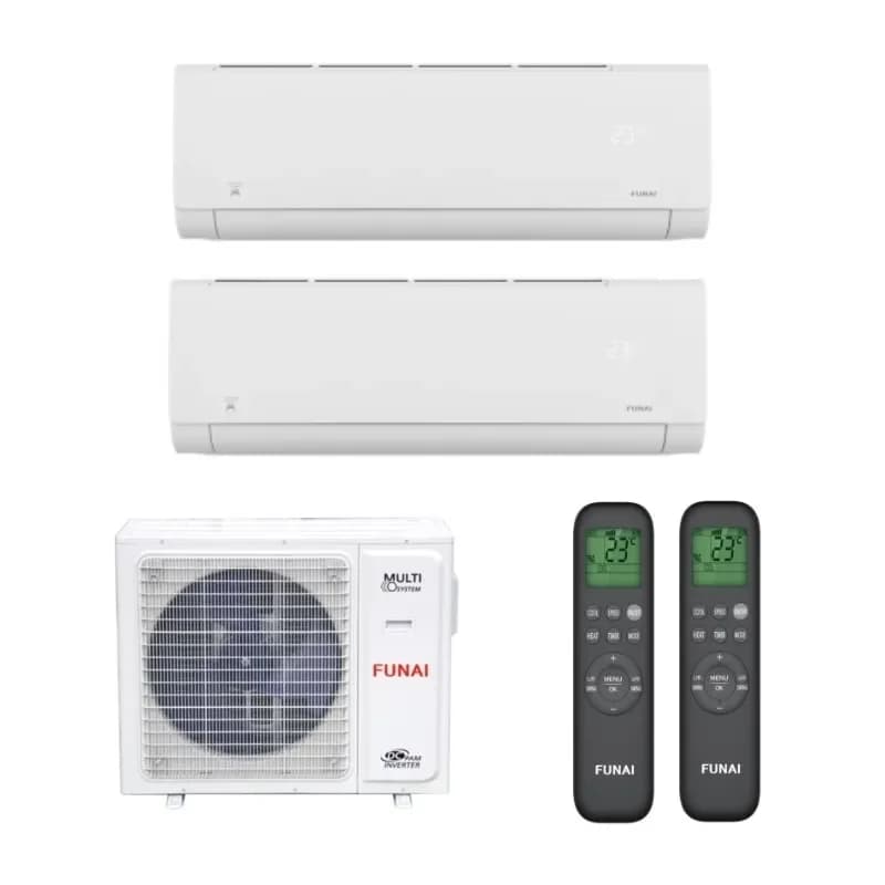 Мульти сплит система на 2 комнаты Funai RAM-I-2OK55HP.02/U / RAM-I-SG25HP.W03/S - 2 шт.