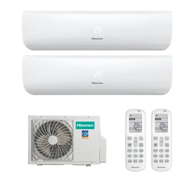 Мульти сплит система на 2 комнаты Hisense AMW2-14U4RGC / AMS-07UW4RMRKB00 - 2шт.