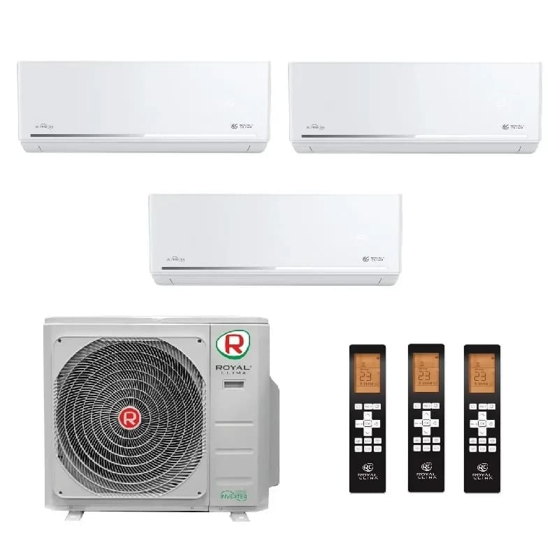 Мульти сплит система на 3 комнаты Royal Clima 3RMN-21HN / OUT / RCI-FC09HN - 3 шт.