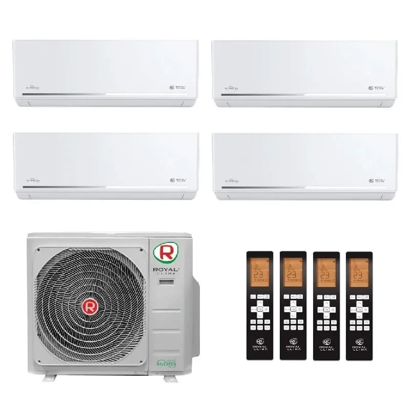 Мульти сплит система на 4 комнаты Royal Clima 4RMX-28HN / OUT / RCI-FC09HN - 4 шт.