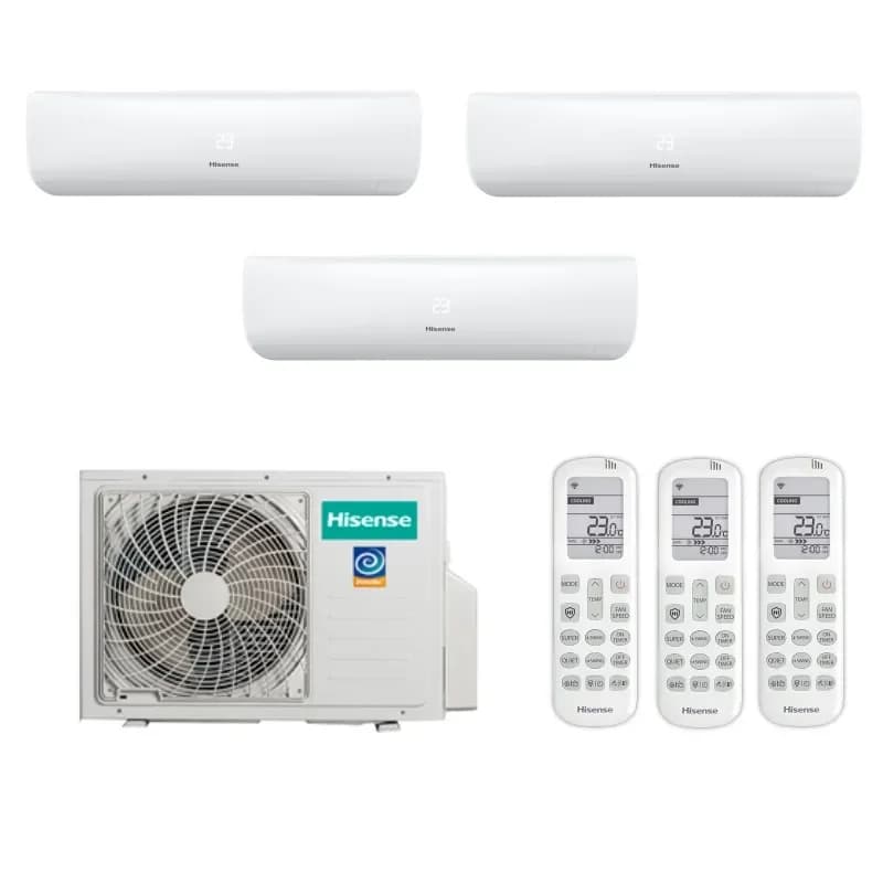Мульти сплит система на 3 комнаты Hisense AMW3-24U4RJC / AMS-09UW4RMRKB00 - 3шт.
